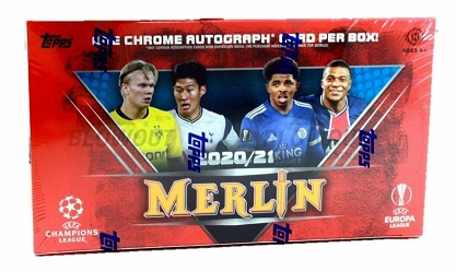 2020-21 Topps Champions League Merlin Chrome Soccer Hobby Box